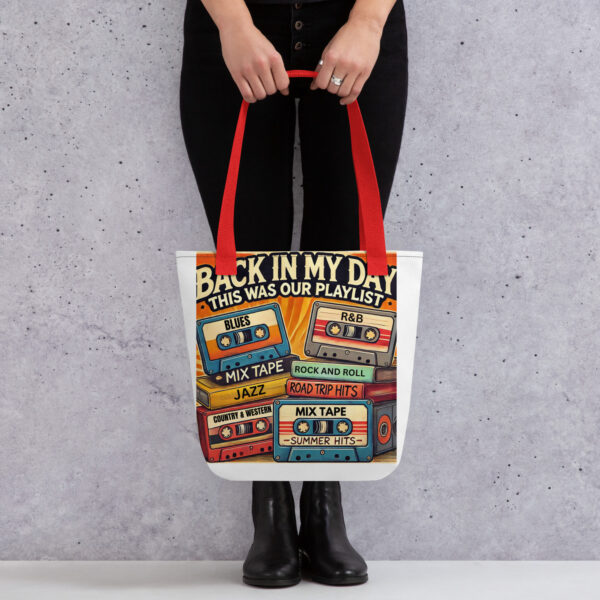 Back In My Day This Was Our Playlist Tote bag - Image 2